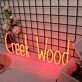 Creek Wood Red Neon Sign