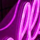 Joses Cue Balls Purple Neon Sign