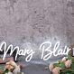 Mary Blair White Neon Sign