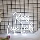 Kees Lux Lab White Neon Sign