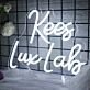 Kees Lux Lab White Neon Sign