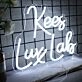 Kees Lux Lab White Neon Sign