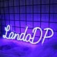 LandoDP Blue Neon Sign