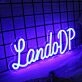 LandoDP Blue Neon Sign
