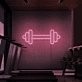 Dumbbell Neon Sign