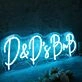 D And Ds BnB Blue Neon Sign