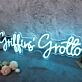 Griffins Grotto Blue Neon Sign