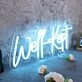 Well Kept Blue Neon Sign