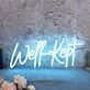 Well Kept Blue Neon Sign