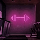 Dumbbell Neon Sign
