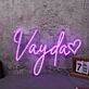 Vayda Purple Neon Sign