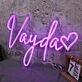 Vayda Purple Neon Sign