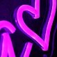 Vayda Purple Neon Sign