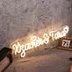 Xyavier And Tara Yellow Neon Sign