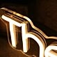 The Gallery Yellow Neon Sign