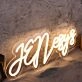 Jenesys Yellow Neon Sign