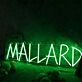 Mallarf Green Neon Sign