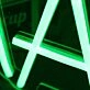 Mallarf Green Neon Sign