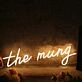 The Mung Yellow Neon Sign
