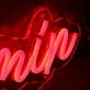 Benjamin Red Neon Sign