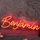 Benjamin Red Neon Sign