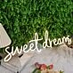 Sweet Dreams Yellow LED Neon Sign