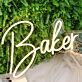 Baker Yellow Neon Sign