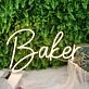 Baker Yellow Neon Sign