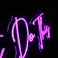 Lets Do This Purple Neon Sign