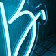 Casey B Blue Neon Sign