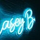 Casey B Blue Neon Sign