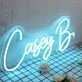 Casey B Blue Neon Sign