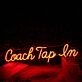 Coach Tap Em Orange Neon Sign