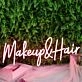 Makeup And Hair Red Neon Sign