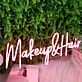 Makeup And Hair Red Neon Sign