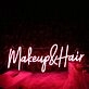 Makeup And Hair Red Neon Sign