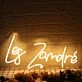 Les Zamdre Yellow Neon Sign