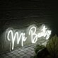 Mi Bautizo White Neon Sign