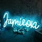 Jamison Blue Neon Sign