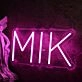 MIK Pink Neon Sign
