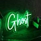 Ghost Green Neon Sign