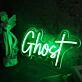 Ghost Green Neon Sign
