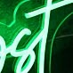 Ghost Green Neon Sign