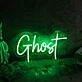 Ghost Green Neon Sign