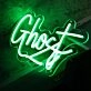 Ghost Green Neon Sign