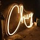 Chuy Yellow Neon Sign