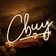 Chuy Yellow Neon Sign