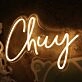 Chuy Yellow Neon Sign