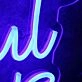 Smut Slut Blue Neon Sign
