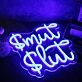 Smut Slut Blue Neon Sign